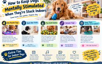 How to Keep Dogs Mentally Stimulated When They're Stuck Indoors